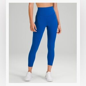 Lululemon Symphony Blue Base Pace 25” High Rise Running Tight size 14